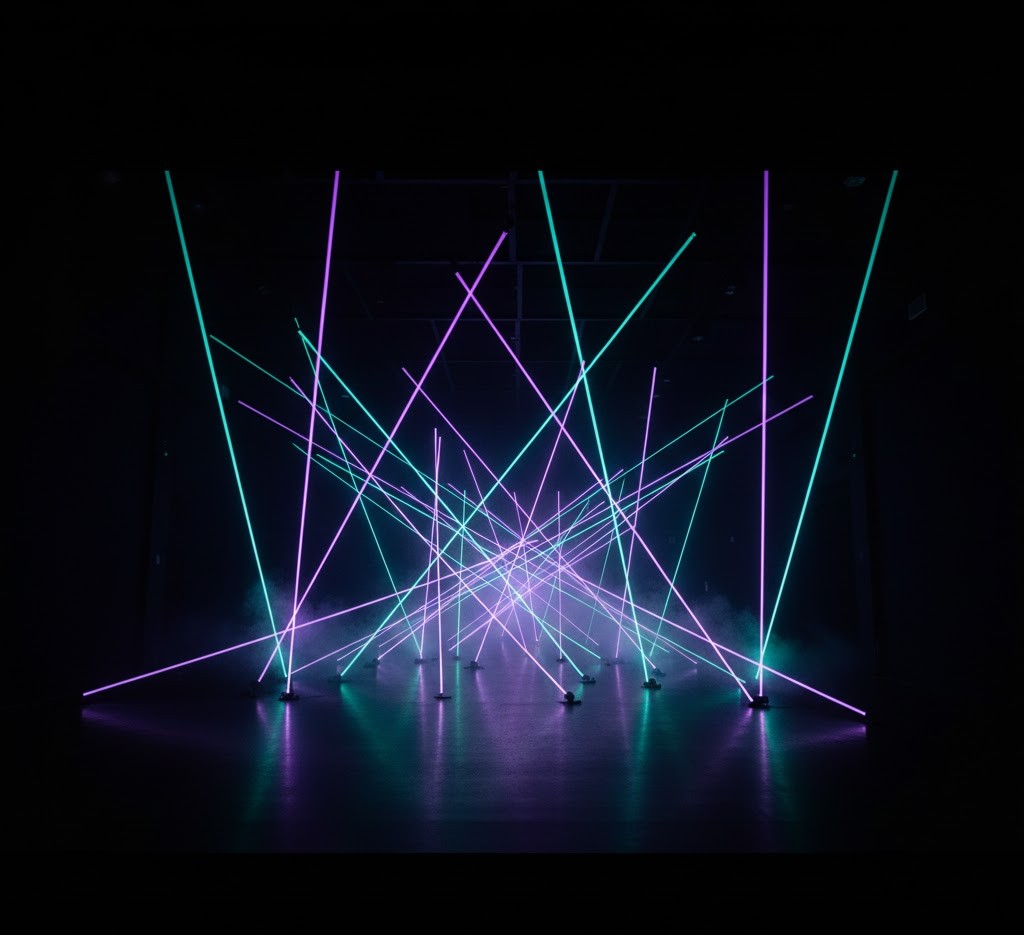 Light-based art installation